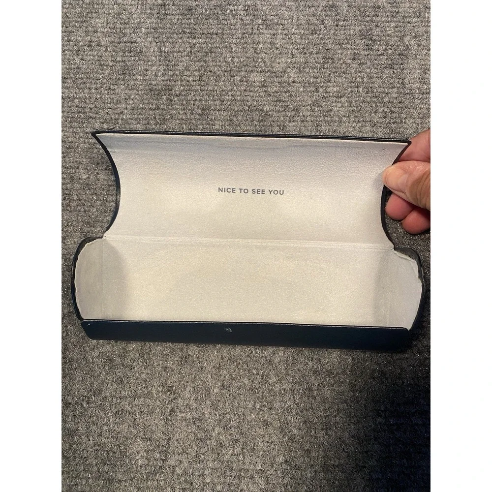 Warby Parker Blue Eyeglasses Glass Glasses Hard Magnetic Case (Only)